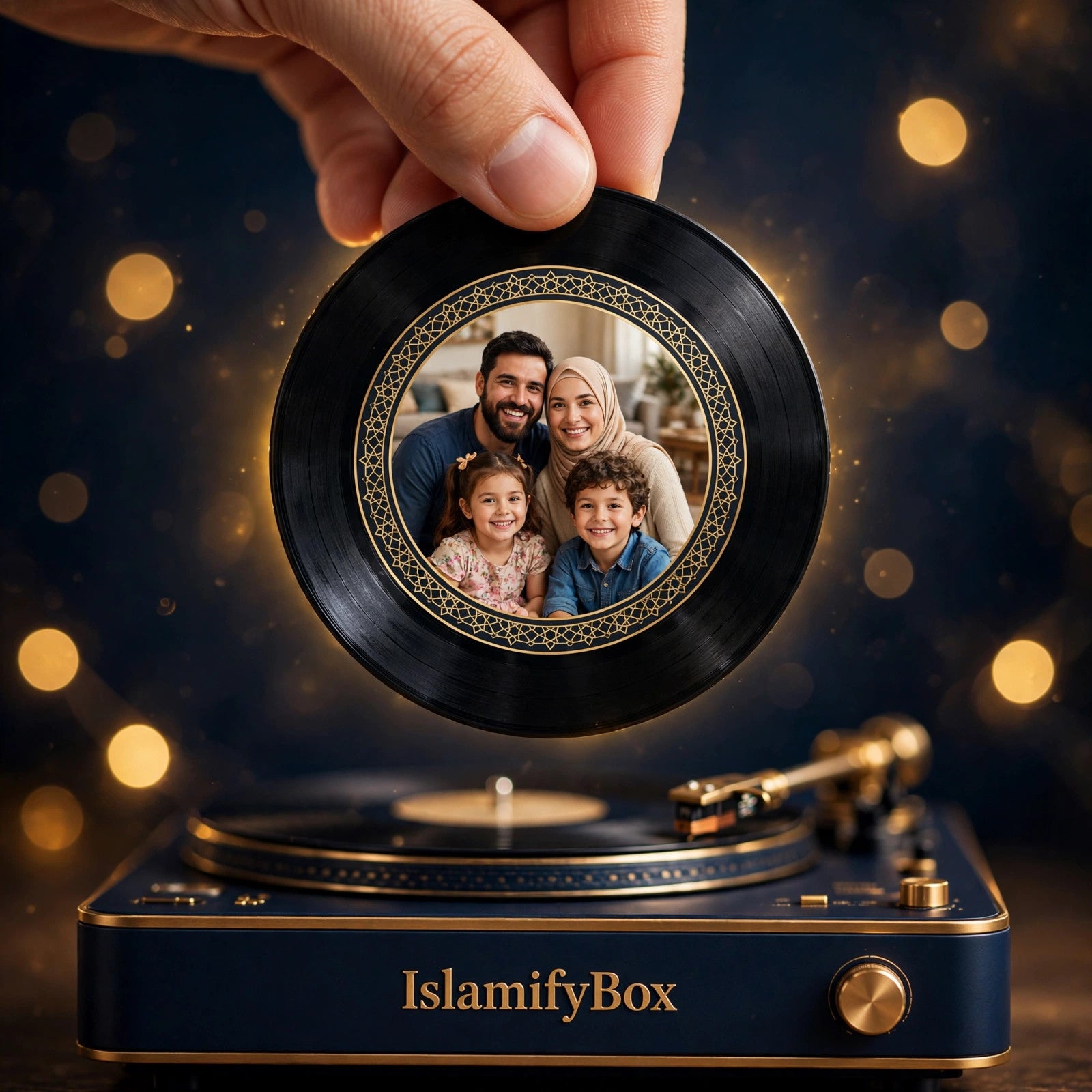 A disc printed with your own photo